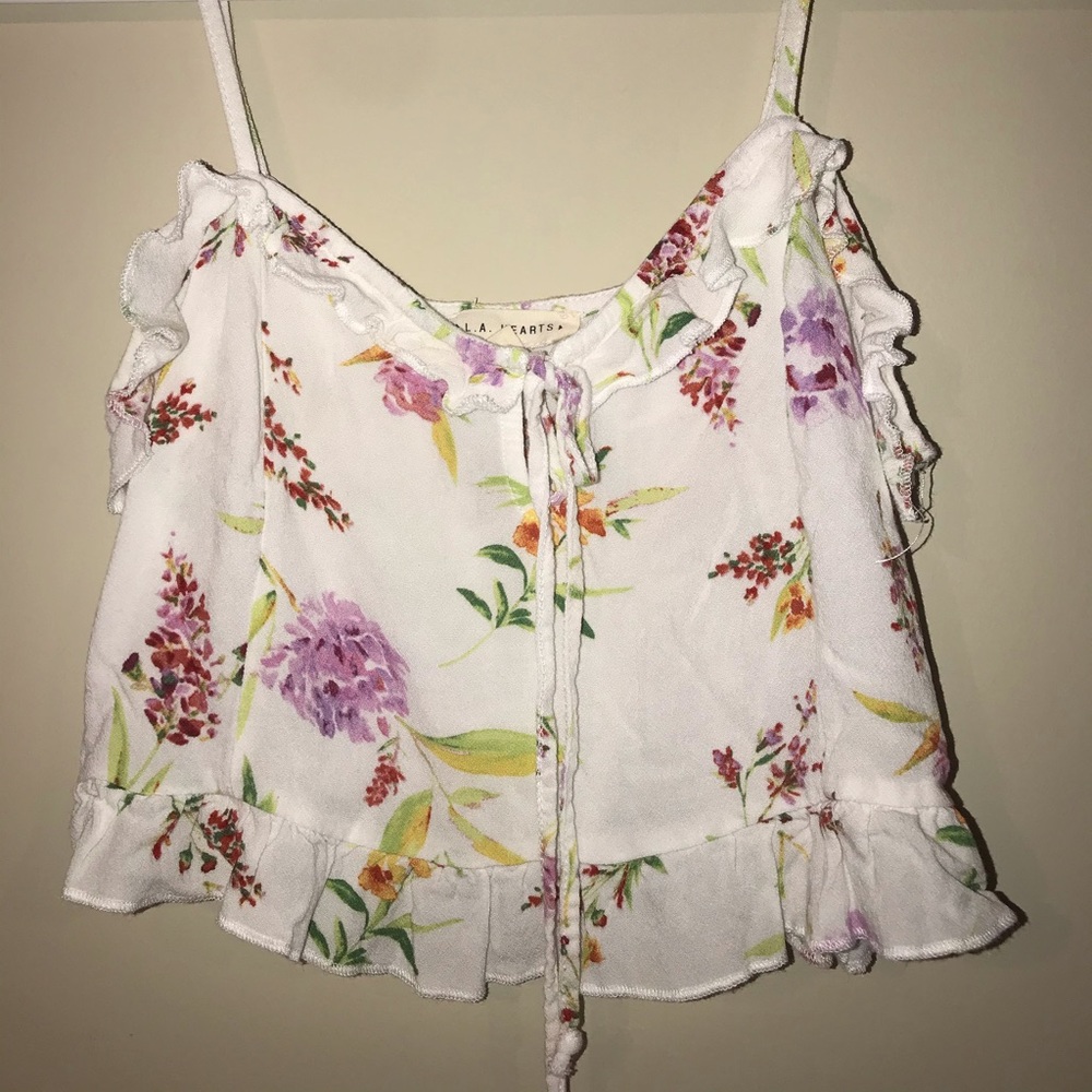 Pacsun Floral Tank Top Blouse